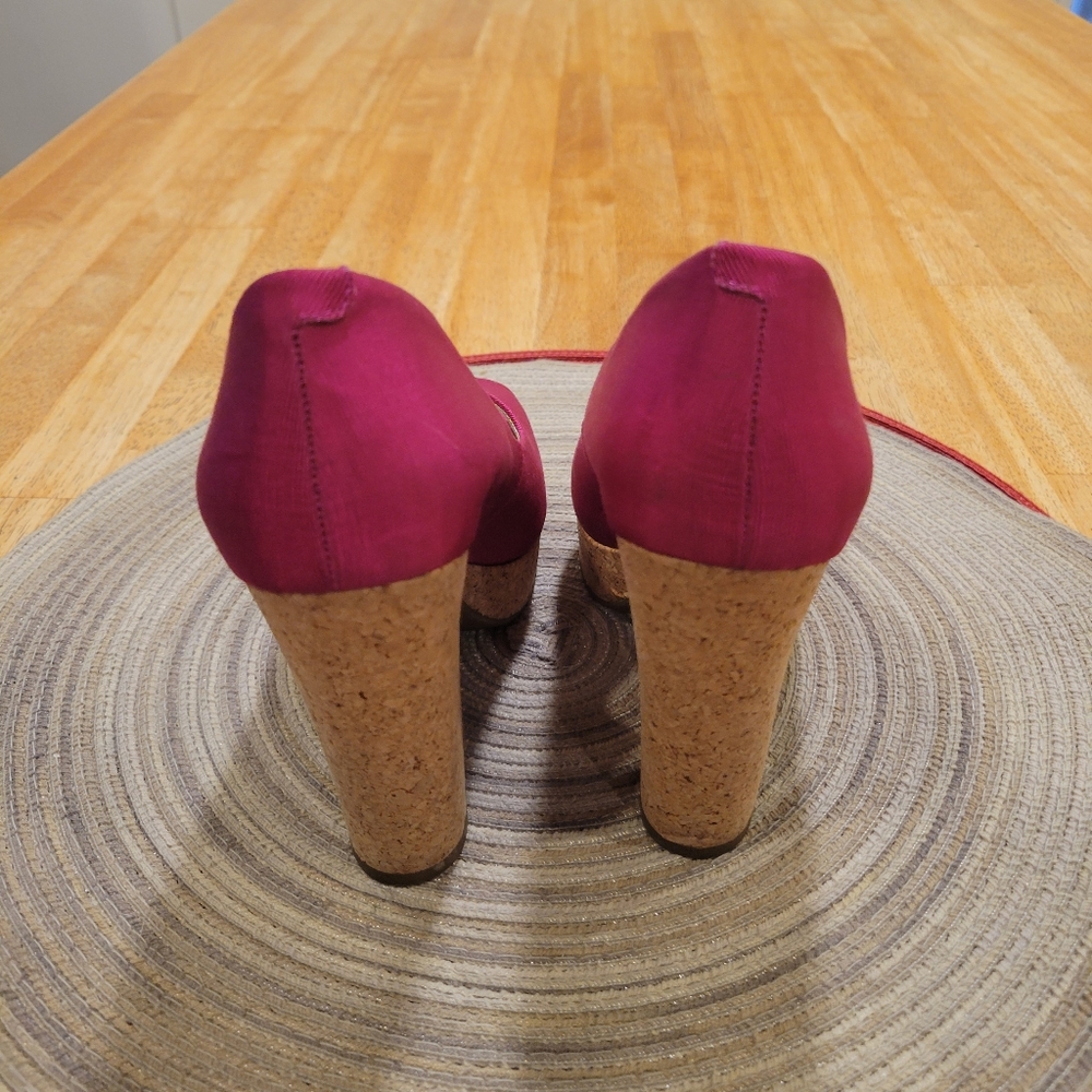 EUC~ JESSICA SIMPSON PEEP TOE HEELS - Picture 7 of 8